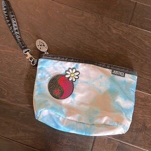 Justice cosmetic bag EUC